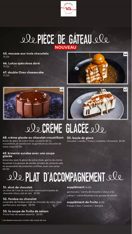 DipnDip Marrakech Menu