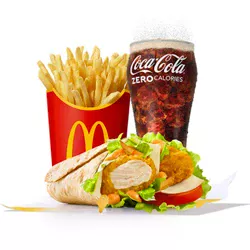 Menu Grand McWrap Algérienne